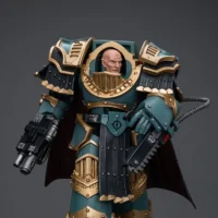 Action Figure Sons Of Horus Legion Praetor In Cataphractii Terminator Armour 1 18 Jotyoy Warhammer The Horus Heresy Rectangle Image 6