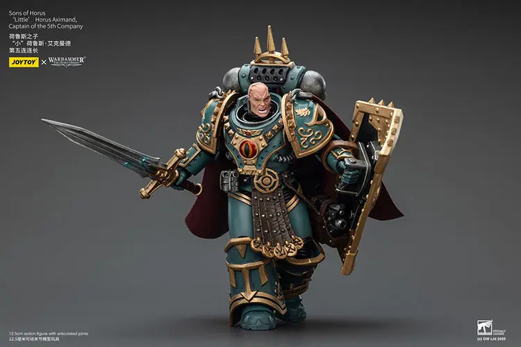 Action Figure Sons Of Horus ‘little’ Horus Aximand, Captain Of The 5th Company 1 18 Jotyoy Warhammer The Horus Heresy Rectangle Image 5