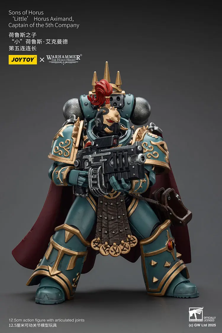 Action Figure Sons Of Horus ‘little’ Horus Aximand, Captain Of The 5th Company 1 18 Jotyoy Warhammer The Horus Heresy Rectangle Image 8