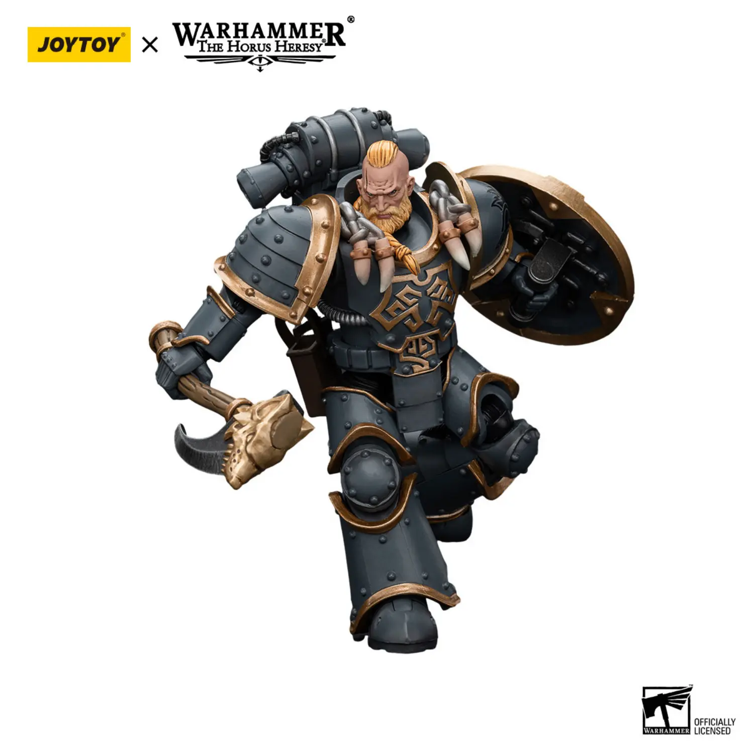 Action Figure Space Wolves Grey Slayer 1 (grey Slayer Pack) 1 18 Jotyoy Warhammer The Horus Heresy In Whte Backgrond 3