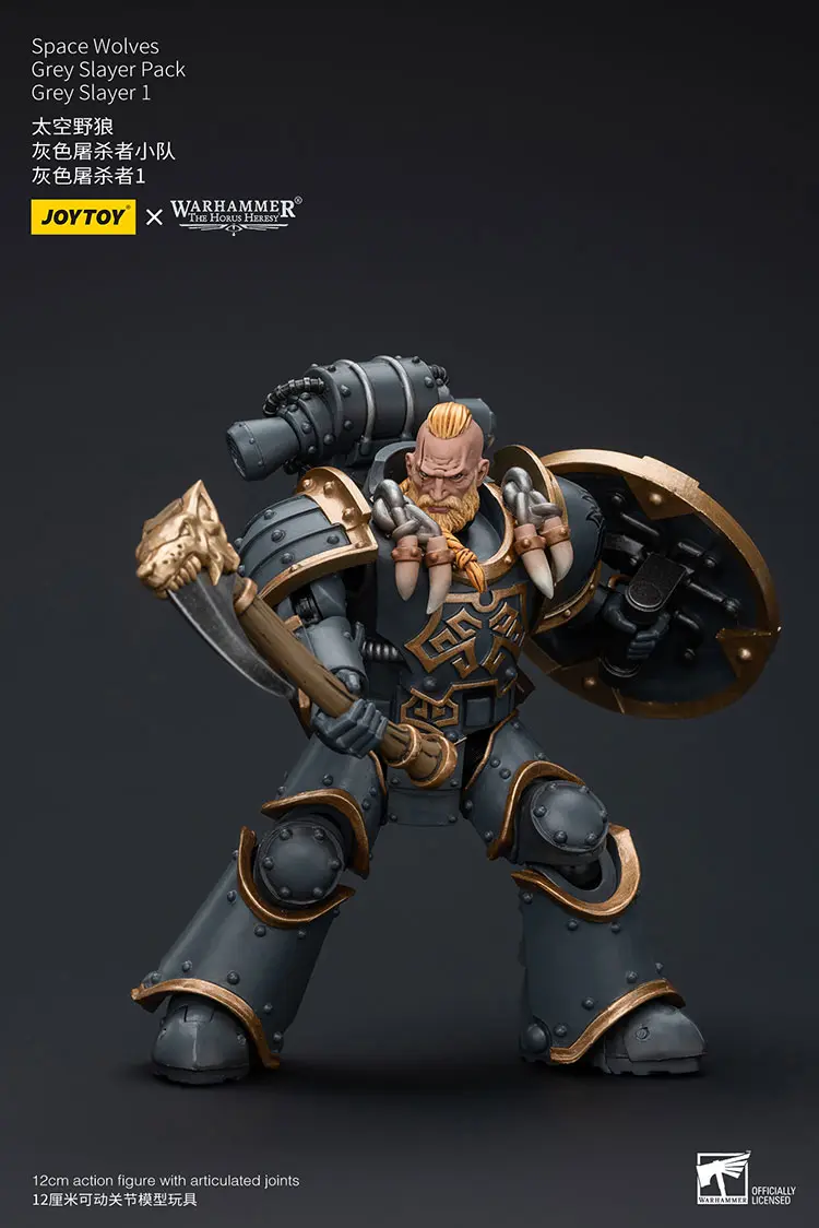 Action Figure Space Wolves Grey Slayer 1 (grey Slayer Pack) 1 18 Jotyoy Warhammer The Horus Heresy Rectangle Image 1