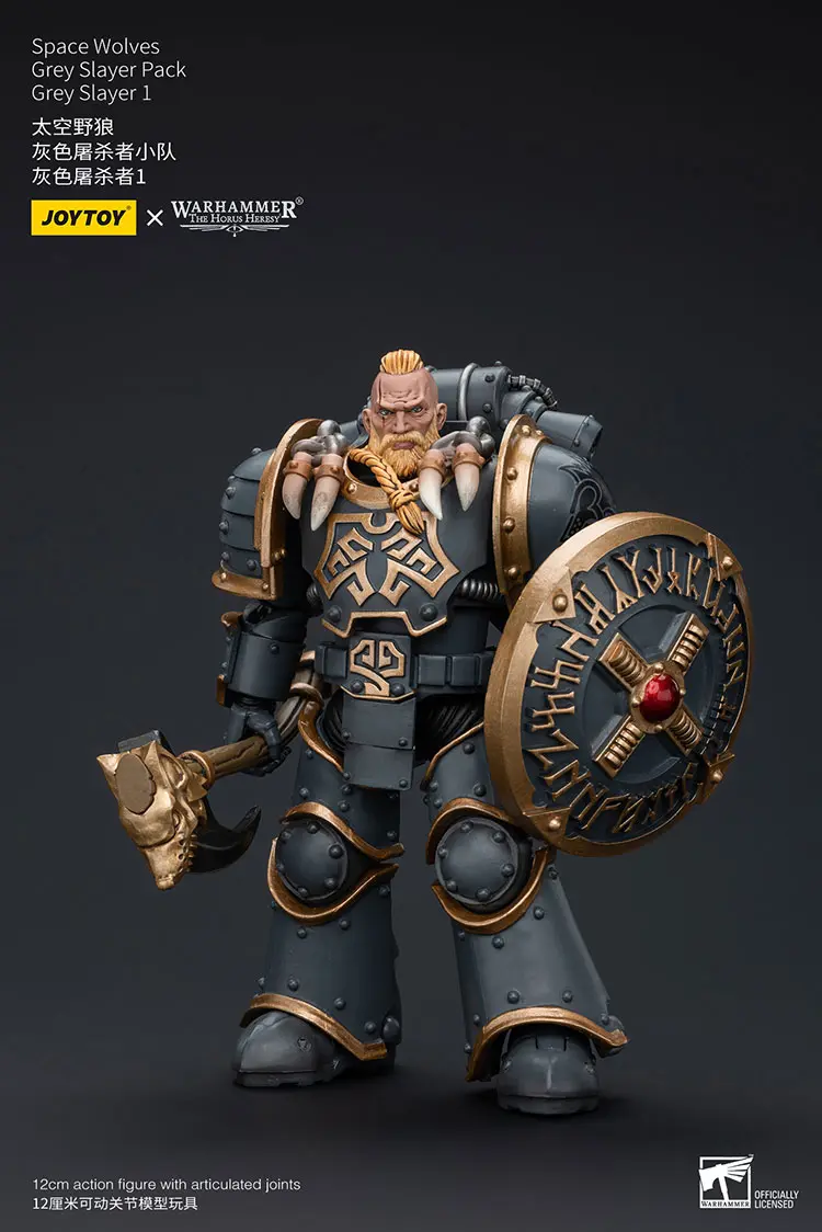 Action Figure Space Wolves Grey Slayer 1 (grey Slayer Pack) 1 18 Jotyoy Warhammer The Horus Heresy Rectangle Image 3
