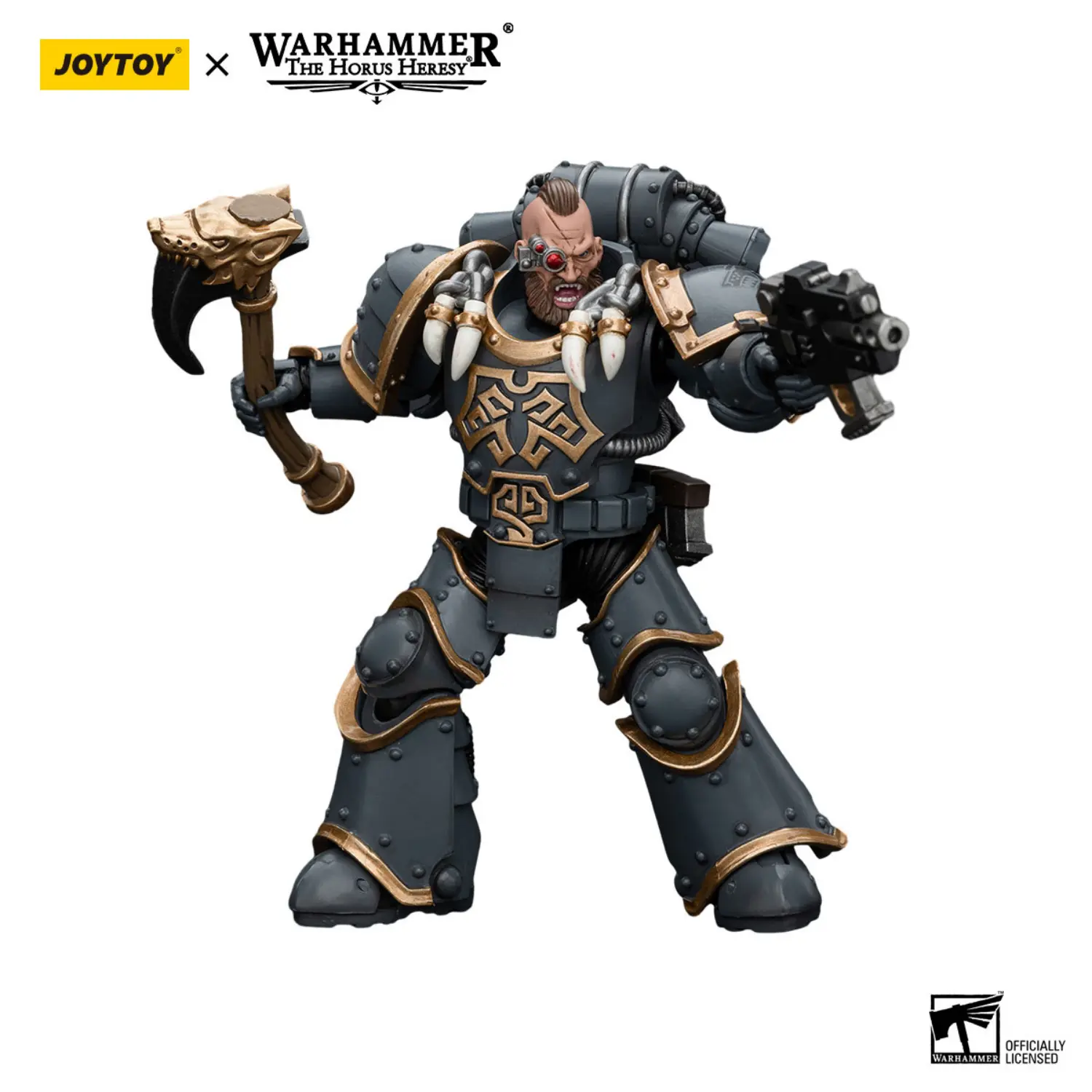 Action Figure Space Wolves Grey Slayer 2 (grey Slayer Pack) 1 18 Jotyoy Warhammer The Horus Heresy 3