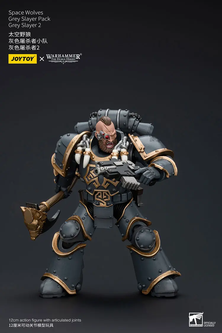 Action Figure Space Wolves Grey Slayer 2 (grey Slayer Pack) 1 18 Jotyoy Warhammer The Horus Heresy Rectangle Image 3