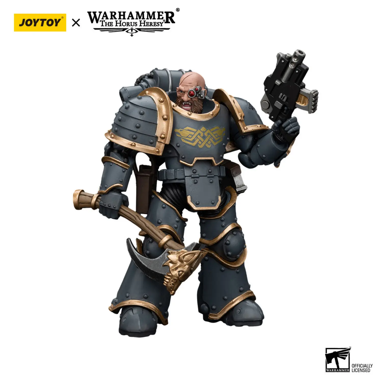 Action Figure Space Wolves Grey Slayer 3 (grey Slayer Pack) 1 18 Jotyoy Warhammer The Horus Heresy In White Background 1