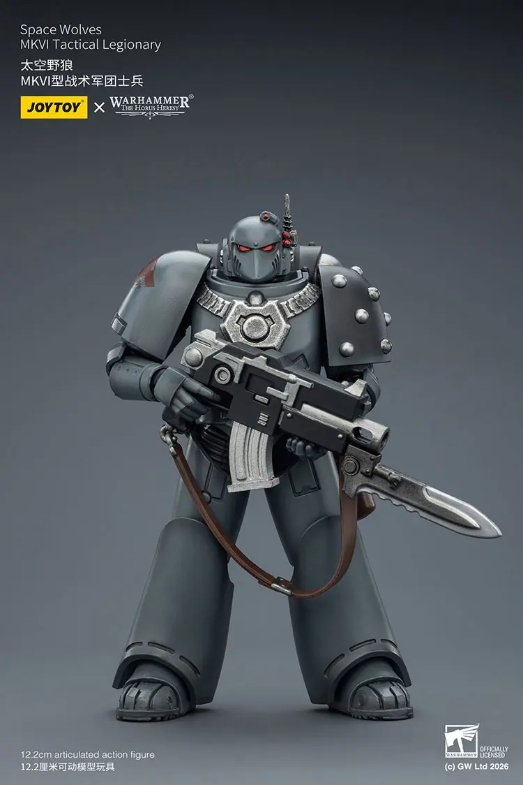 Action Figure - Space Wolves MKVI Tactical Legionary 1 18 - JOTYOY Warhammer The Horus Heresy rectangle image 2 Action Figure Space Wolves Mkvi Tactical Legionary 1 18 Jotyoy Warhammer The Horus Heresy Rectangle Image 2