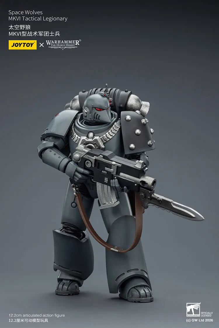 Action Figure - Space Wolves MKVI Tactical Legionary 1 18 - JOTYOY Warhammer The Horus Heresy rectangle image 6 Action Figure Space Wolves Mkvi Tactical Legionary 1 18 Jotyoy Warhammer The Horus Heresy Rectangle Image 6
