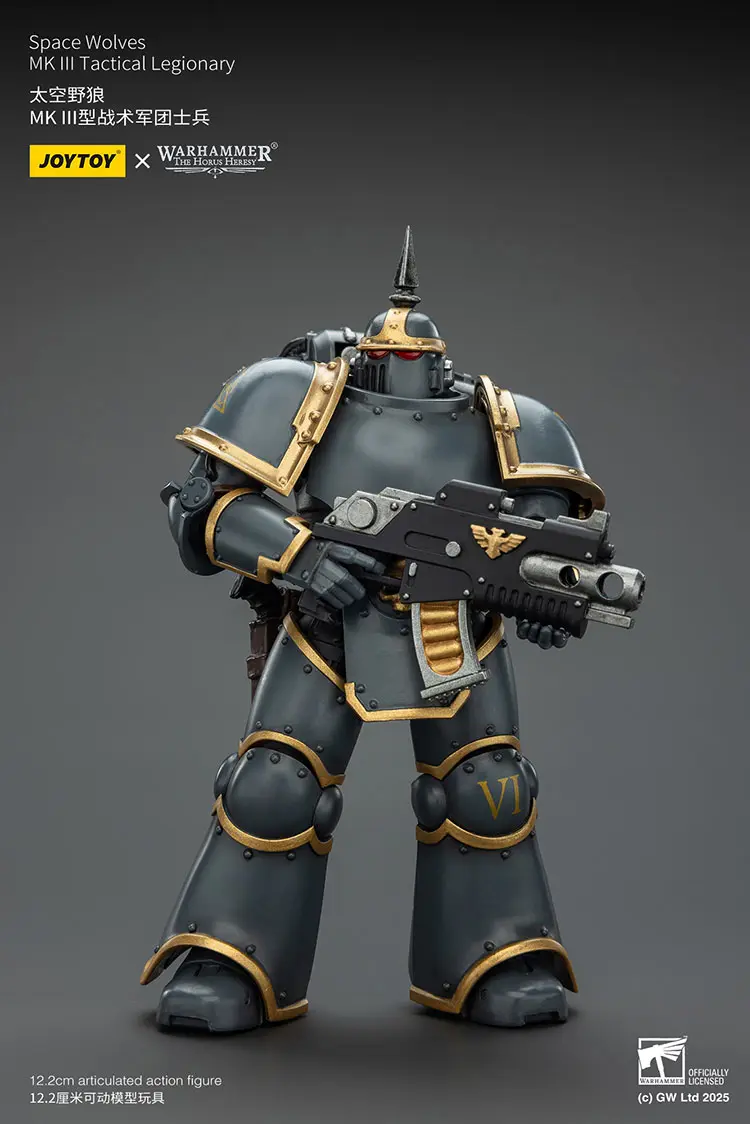 Action Figure - Space Wolves MkIII Tactical Legionary 1 18 - JOTYOY Warhammer The Horus Heresy rectangle image 3 Action Figure Space Wolves Mkiii Tactical Legionary 1 18 Jotyoy Warhammer The Horus Heresy Rectangle Image 3
