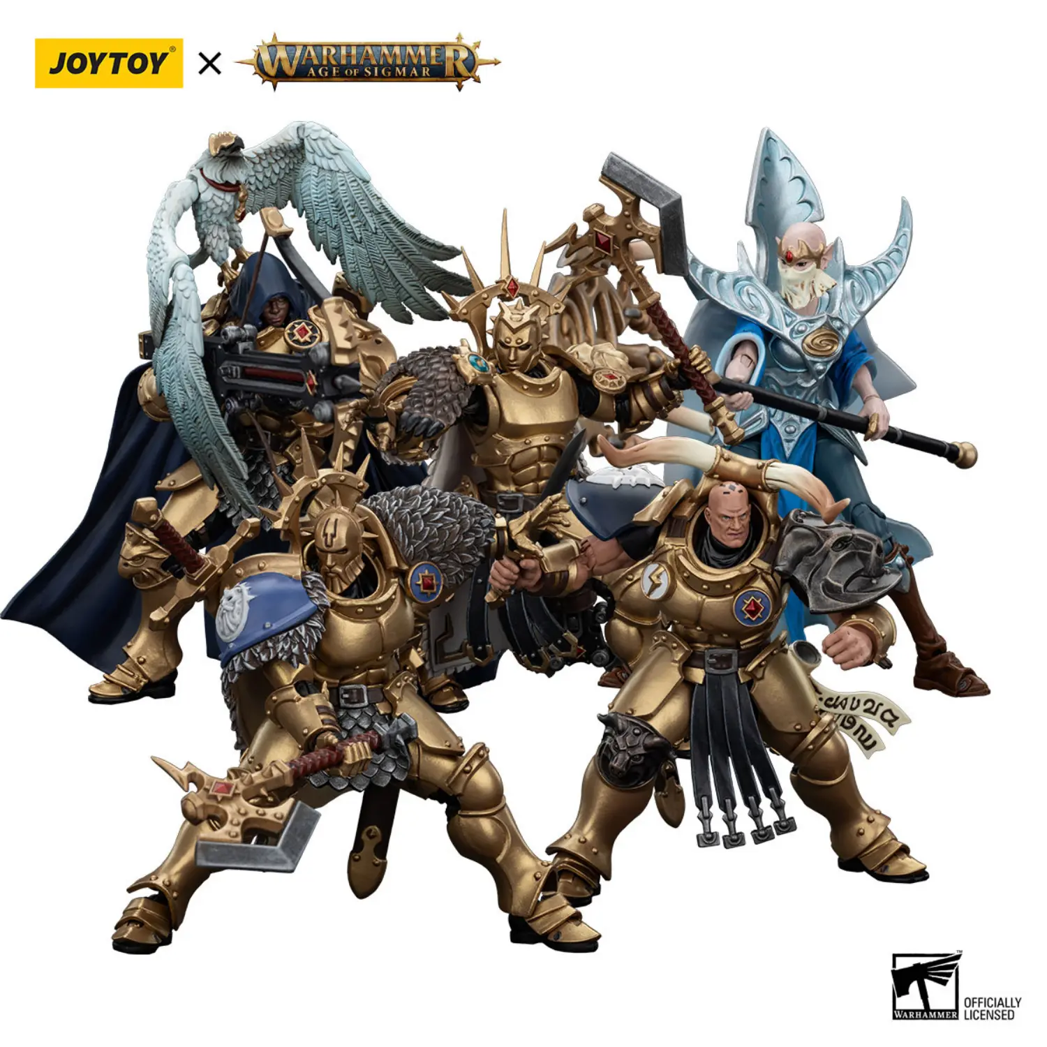Action Figure - Stormcast Eternals The Blacktalons Warband 1 18 - JOTYOY Warhammer Age of Sigmar in white background Action Figure Stormcast Eternals The Blacktalons Warband 1 18 Jotyoy Warhammer Age Of Sigmar In White Background