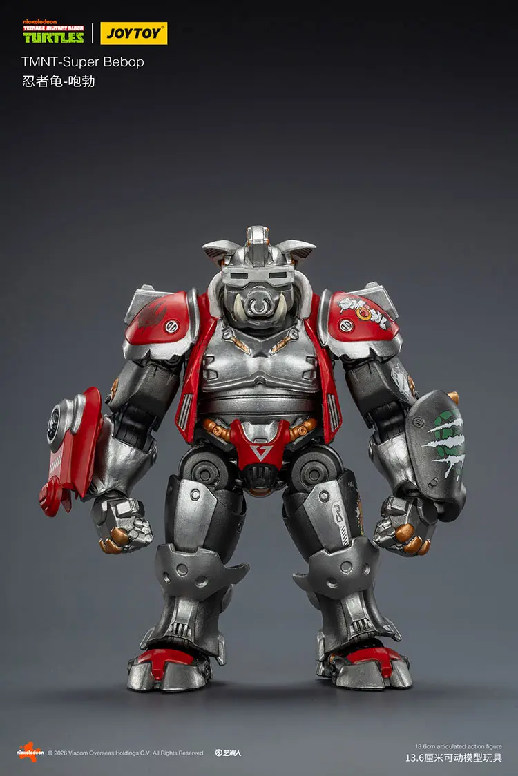 Action Figure Super Bebop Tmnt Nickelodeon 1 18 Joytoy Teenage Mutant Ninja Turtles Rectangle Image 1