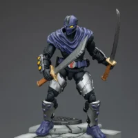 Action Figure - TMNT Foot Clan B TMNT Nickelodeon 1 18 - JOYTOY Teenage Mutant Ninja Turtles rectangle image 11 Action Figure - TMNT Foot Clan B TMNT Nickelodeon 1 18 - JOYTOY Teenage Mutant Ninja Turtles rectangle image 11