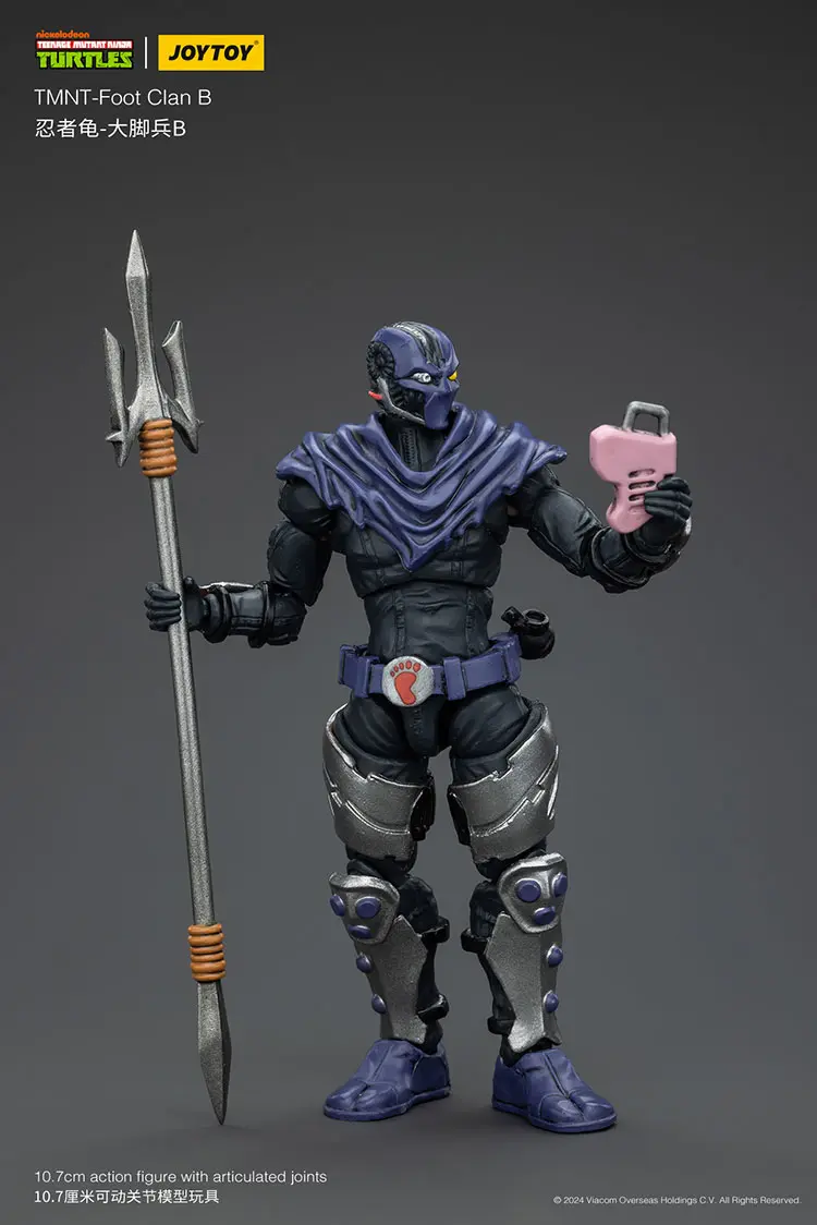 Action Figure - TMNT Foot Clan B TMNT Nickelodeon 1 18 - JOYTOY Teenage Mutant Ninja Turtles rectangle image 12 Action Figure - TMNT Foot Clan B TMNT Nickelodeon 1 18 - JOYTOY Teenage Mutant Ninja Turtles rectangle image 12
