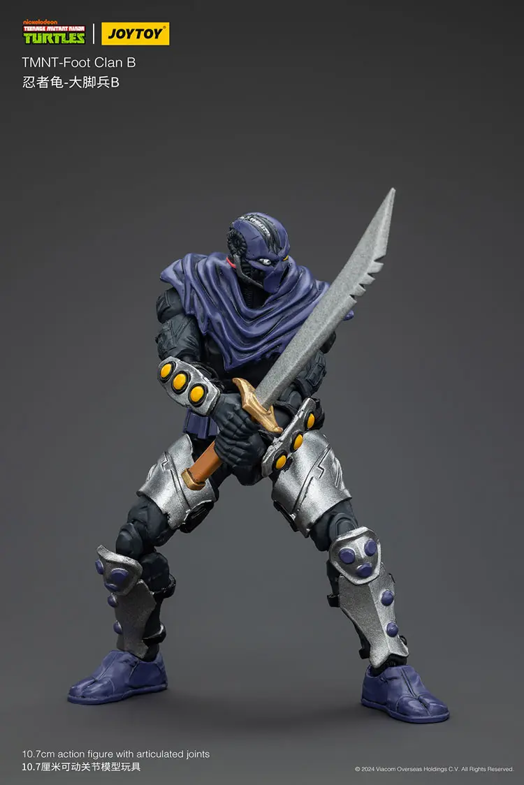 Action Figure - TMNT Foot Clan B TMNT Nickelodeon 1 18 - JOYTOY Teenage Mutant Ninja Turtles rectangle image 3 Action Figure - TMNT Foot Clan B TMNT Nickelodeon 1 18 - JOYTOY Teenage Mutant Ninja Turtles rectangle image 3