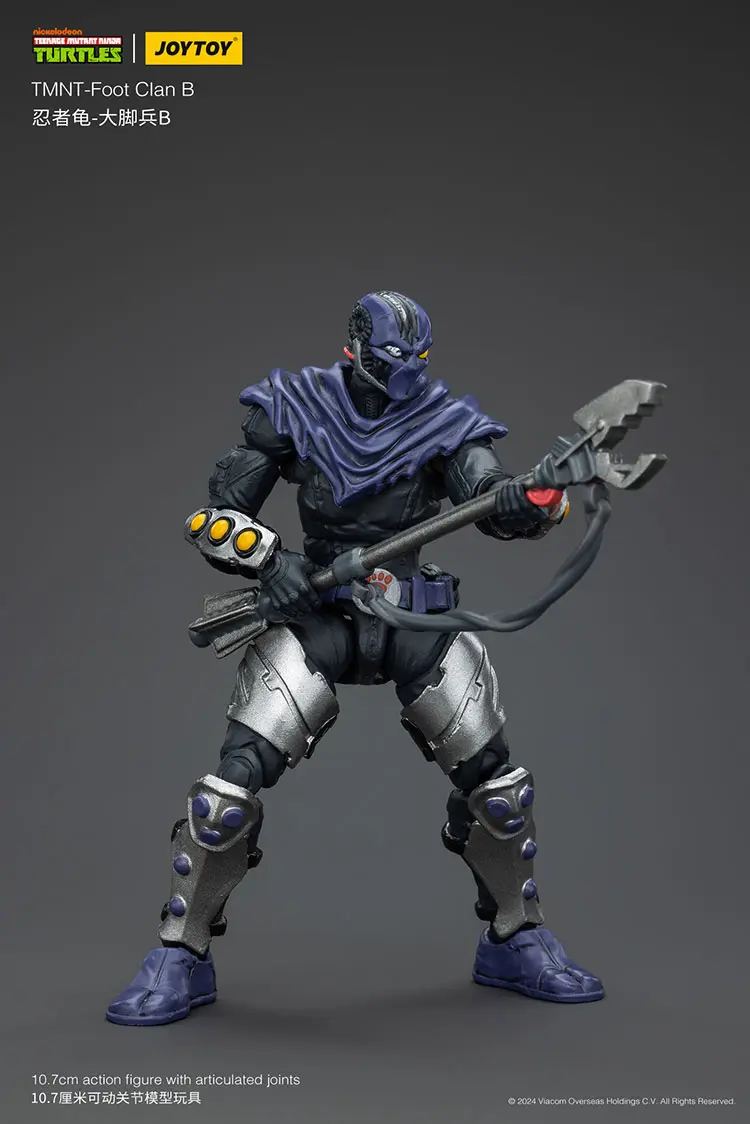 Action Figure - TMNT Foot Clan B TMNT Nickelodeon 1 18 - JOYTOY Teenage Mutant Ninja Turtles rectangle image 6 Action Figure - TMNT Foot Clan B TMNT Nickelodeon 1 18 - JOYTOY Teenage Mutant Ninja Turtles rectangle image 6