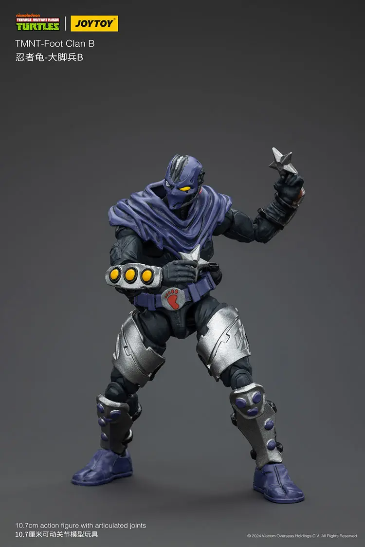 Action Figure - TMNT Foot Clan B TMNT Nickelodeon 1 18 - JOYTOY Teenage Mutant Ninja Turtles rectangle image 8 Action Figure - TMNT Foot Clan B TMNT Nickelodeon 1 18 - JOYTOY Teenage Mutant Ninja Turtles rectangle image 8