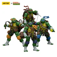 Action Figure - Teenage Mutant Ninja Turtles 4-Pack set 1 18 - JOYTOY TMNT in white background