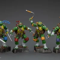 Action Figure - Teenage Mutant Ninja Turtles 4-Pack set 1 18 - JOYTOY TMNT rectangle image 3