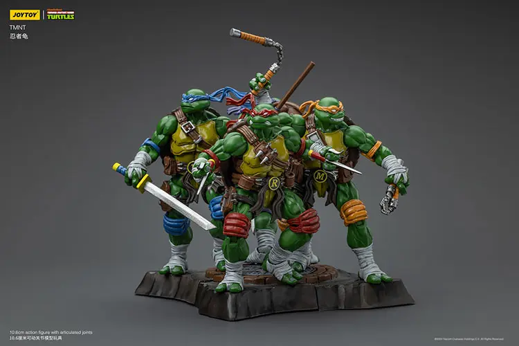 Action Figure - Teenage Mutant Ninja Turtles 4-Pack set 1 18 - JOYTOY TMNT rectangle image 4