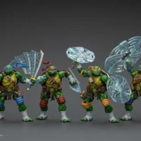 Action Figure - Teenage Mutant Ninja Turtles 4-Pack set 1 18 - JOYTOY TMNT rectangle image 5
