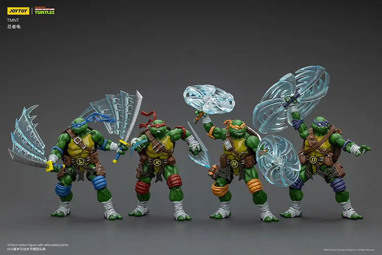 Action Figure - Teenage Mutant Ninja Turtles 4-Pack set 1 18 - JOYTOY TMNT rectangle image 5