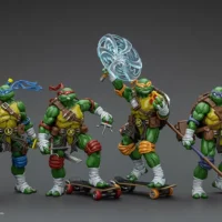 Action Figure - Teenage Mutant Ninja Turtles 4-Pack set 1 18 - JOYTOY TMNT rectangle image 6