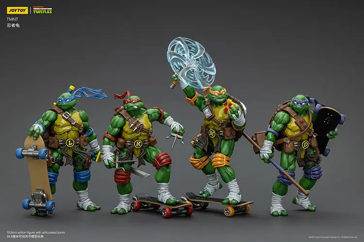 Action Figure - Teenage Mutant Ninja Turtles 4-Pack set 1 18 - JOYTOY TMNT rectangle image 6
