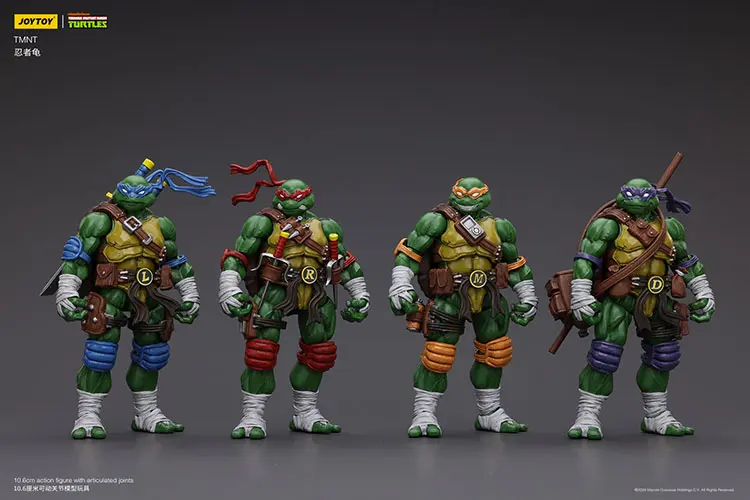 Action Figure - Teenage Mutant Ninja Turtles 4-Pack set 1 18 - JOYTOY TMNT rectangle image 7