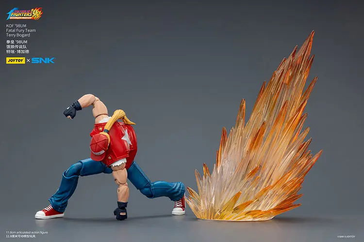 Action Figure - Terry Bogard KOF _98 UM Fatal Fury Team SNK 1 18 - JOYTOY The King of Fighters fighting rectangle image Action Figure - Terry Bogard KOF '98 UM Fatal Fury Team SNK 1/18 - JOYTOY The King of Fighters