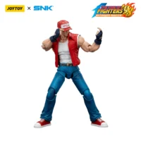 Action Figure - Terry Bogard KOF _98 UM Fatal Fury Team SNK 1 18 - JOYTOY The King of Fighters in white background 2 Action Figure - Terry Bogard KOF '98 UM Fatal Fury Team SNK 1/18 - JOYTOY The King of Fighters