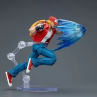 Action Figure - Terry Bogard KOF _98 UM Fatal Fury Team SNK 1 18 - JOYTOY The King of Fighters on the display stand rectangle image Action Figure - Terry Bogard KOF '98 UM Fatal Fury Team SNK 1/18 - JOYTOY The King of Fighters