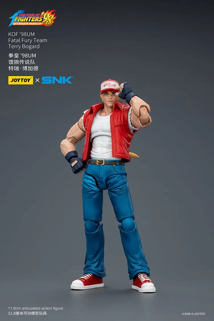 Action Figure - Terry Bogard KOF _98 UM Fatal Fury Team SNK 1 18 - JOYTOY The King of Fighters rectangle image 12 Action Figure - Terry Bogard KOF '98 UM Fatal Fury Team SNK 1/18 - JOYTOY The King of Fighters