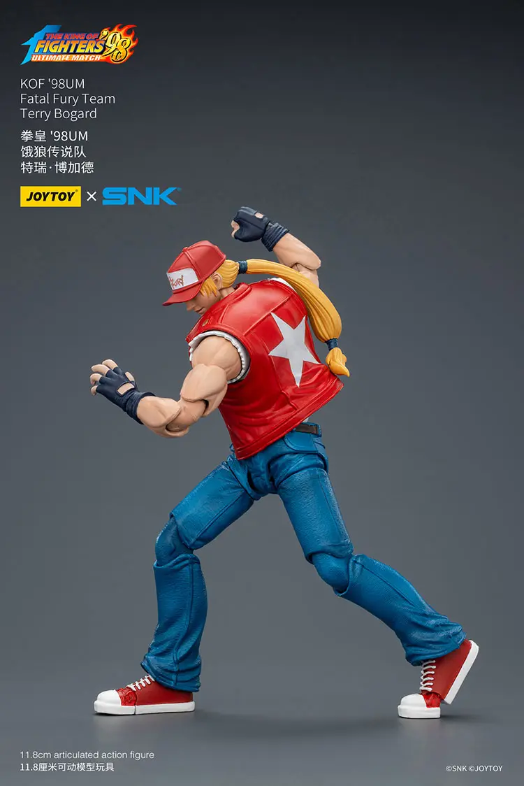 Action Figure - Terry Bogard KOF _98 UM Fatal Fury Team SNK 1 18 - JOYTOY The King of Fighters rectangle image 2 Action Figure - Terry Bogard KOF '98 UM Fatal Fury Team SNK 1/18 - JOYTOY The King of Fighters