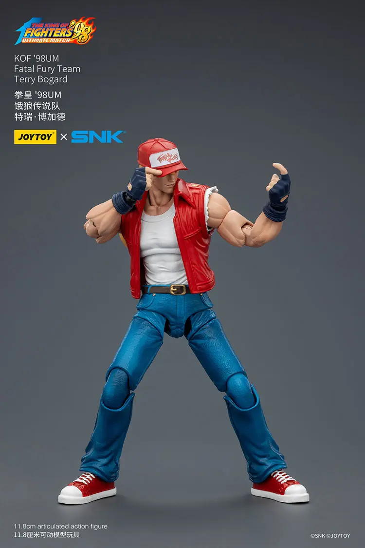 Action Figure - Terry Bogard KOF _98 UM Fatal Fury Team SNK 1 18 - JOYTOY The King of Fighters rectangle image 3 Action Figure - Terry Bogard KOF '98 UM Fatal Fury Team SNK 1/18 - JOYTOY The King of Fighters