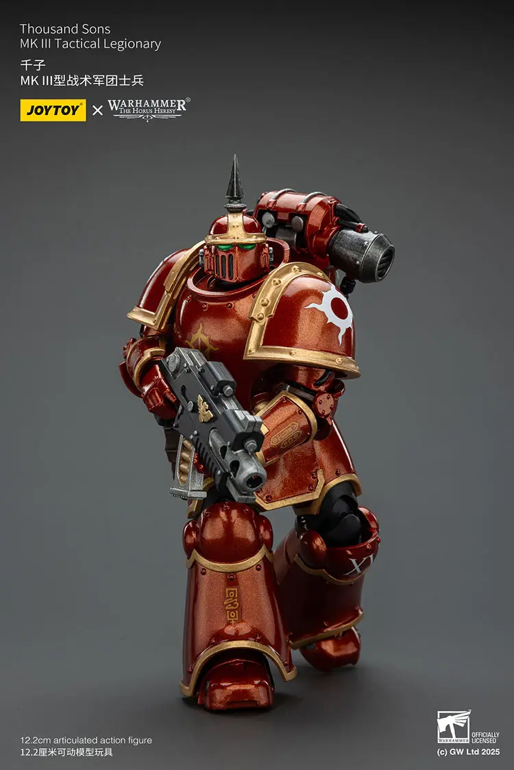 Action Figure Thousand Sons Mkiii Tactical Legionary 1 18 Jotyoy Warhammer The Horus Heresy Rectangle Image 7