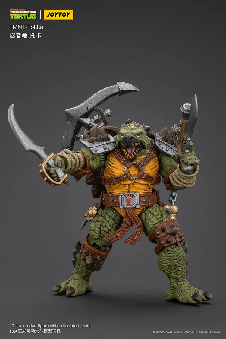Action Figure Tokka Infantryman Tmnt Nickelodeon 1 18 Joytoy Teenage Mutant Ninja Turtles Rectangle Image 1