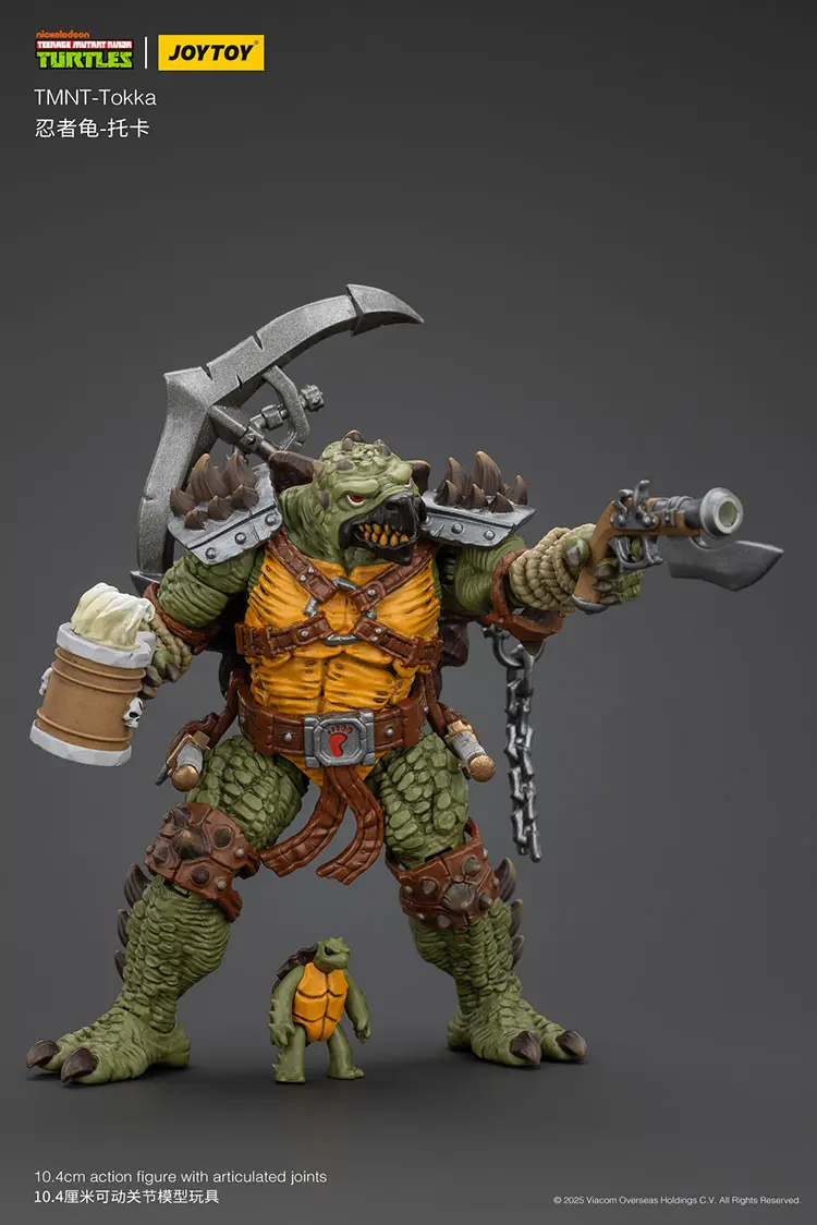 Action Figure Tokka Infantryman Tmnt Nickelodeon 1 18 Joytoy Teenage Mutant Ninja Turtles Rectangle Image 11