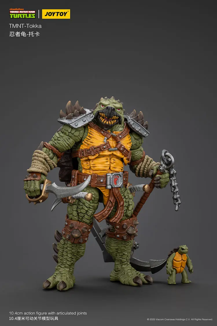 Action Figure Tokka Infantryman Tmnt Nickelodeon 1 18 Joytoy Teenage Mutant Ninja Turtles Rectangle Image 3
