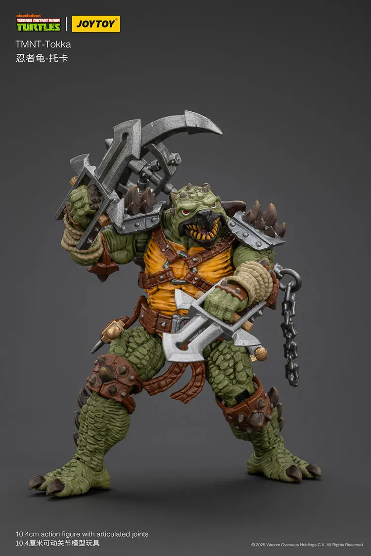 Action Figure Tokka Infantryman Tmnt Nickelodeon 1 18 Joytoy Teenage Mutant Ninja Turtles Rectangle Image 6
