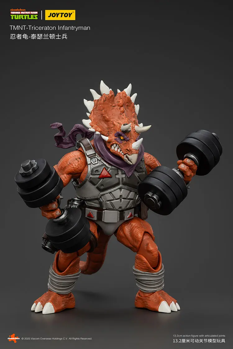 Action Figure - Triceraton Infantryman TMNT Nickelodeon 1 18 - JOYTOY Teenage Mutant Ninja Turtles rectangle image 5 Action Figure Triceraton Infantryman Tmnt Nickelodeon 1 18 Joytoy Teenage Mutant Ninja Turtles Rectangle Image 5