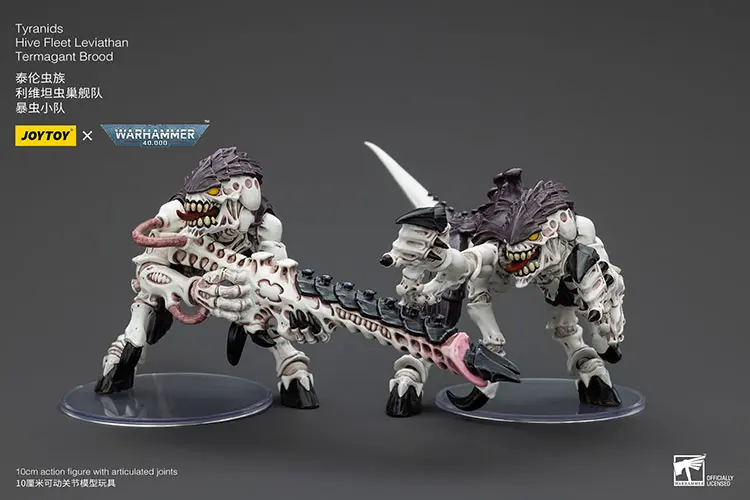 Action Figure - Tyranids Hive Fleet Leviathan Termagant Brood on display stand 1 18 - JOYTOY Warhammer 40K rectangle image Action Figure Tyranids Hive Fleet Leviathan Termagant Brood On Display Stand 1 18 Joytoy Warhammer 40k Rectangle Image