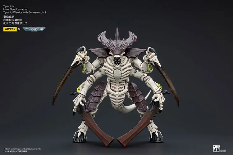 Action Figure - Tyranids Hive Fleet Leviathan Tyranid Warrior with Boneswords 2 1 18 - JOYTOY Warhammer 40K rectangle image 1 Action Figure Tyranids Hive Fleet Leviathan Tyranid Warrior With Boneswords 2 1 18 Joytoy Warhammer 40k Rectangle Image 1
