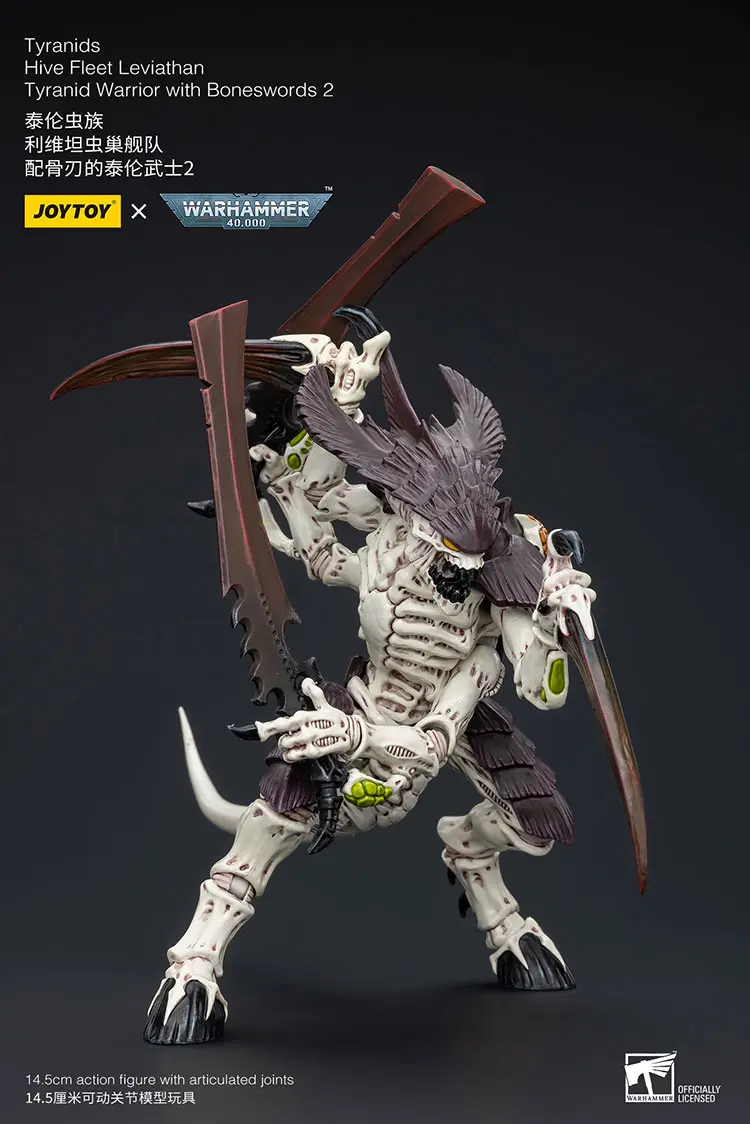 Action Figure - Tyranids Hive Fleet Leviathan Tyranid Warrior with Boneswords 2 1 18 - JOYTOY Warhammer 40K rectangle image 3 Action Figure Tyranids Hive Fleet Leviathan Tyranid Warrior With Boneswords 2 1 18 Joytoy Warhammer 40k Rectangle Image 3