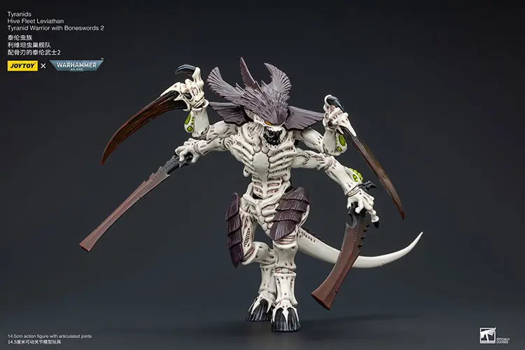 Action Figure - Tyranids Hive Fleet Leviathan Tyranid Warrior with Boneswords 2 1 18 - JOYTOY Warhammer 40K rectangle image 4 Action Figure Tyranids Hive Fleet Leviathan Tyranid Warrior With Boneswords 2 1 18 Joytoy Warhammer 40k Rectangle Image 4