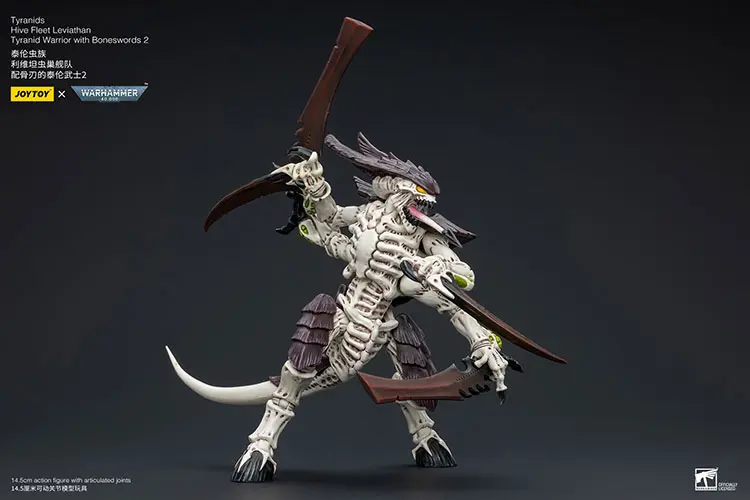 Action Figure - Tyranids Hive Fleet Leviathan Tyranid Warrior with Boneswords 2 1 18 - JOYTOY Warhammer 40K rectangle image 8 Action Figure Tyranids Hive Fleet Leviathan Tyranid Warrior With Boneswords 2 1 18 Joytoy Warhammer 40k Rectangle Image 8
