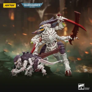 Action Figure Tyranids Hive Fleet Leviathan Warrior & Termagant 1 18 Joytoy Warhammer 40k In Greed Battlefield Background