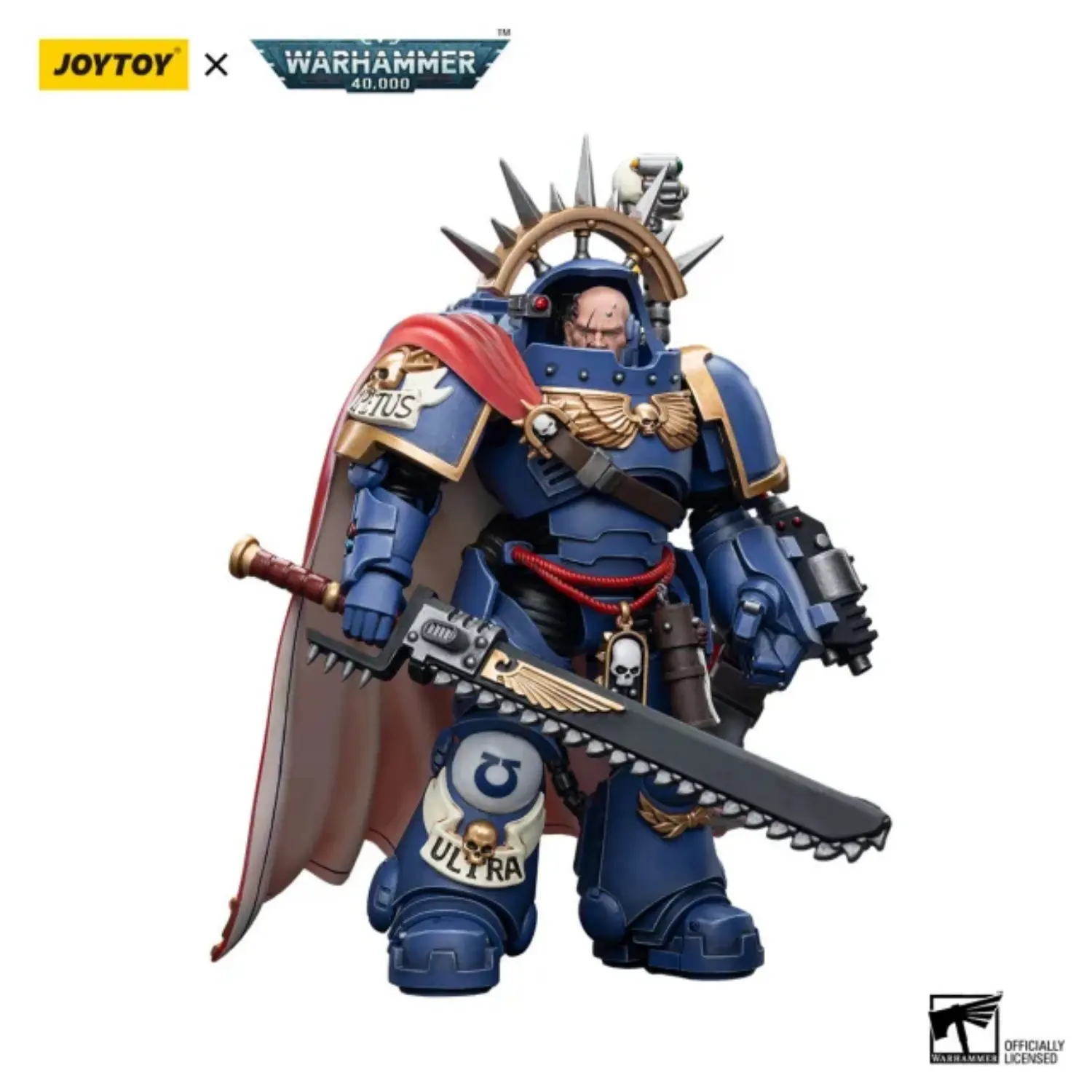 Action Figure - Ultramarines Captain in Gravis Armour 1 18 - JOYTOY Warhammer 40K in whtie background 3 Action Figure Ultramarines Captain In Gravis Armour 1 18 Joytoy Warhammer 40k In Whtie Background 3