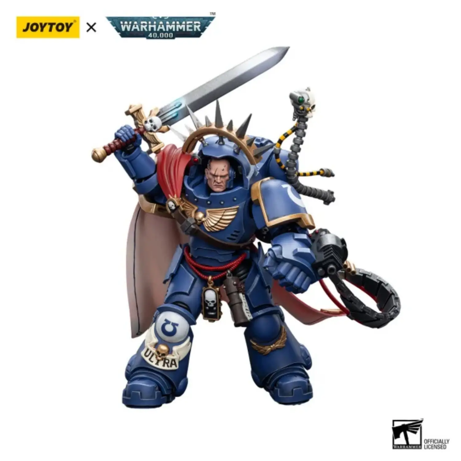 Action Figure - Ultramarines Captain in Gravis Armour 1 18 - JOYTOY Warhammer 40K in whtie background 4 Action Figure Ultramarines Captain In Gravis Armour 1 18 Joytoy Warhammer 40k In Whtie Background 4