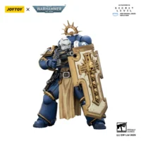 Action Figure - Ultramarines Levantus with Power Sword, Stormshield and Bolt Pistol 1 18 - JOYTOY Warhammer 40K in white back ground 4 Action Figure Ultramarines Levantus With Power Sword, Stormshield And Bolt Pistol 1 18 Joytoy Warhammer 40k In White Back Ground 4