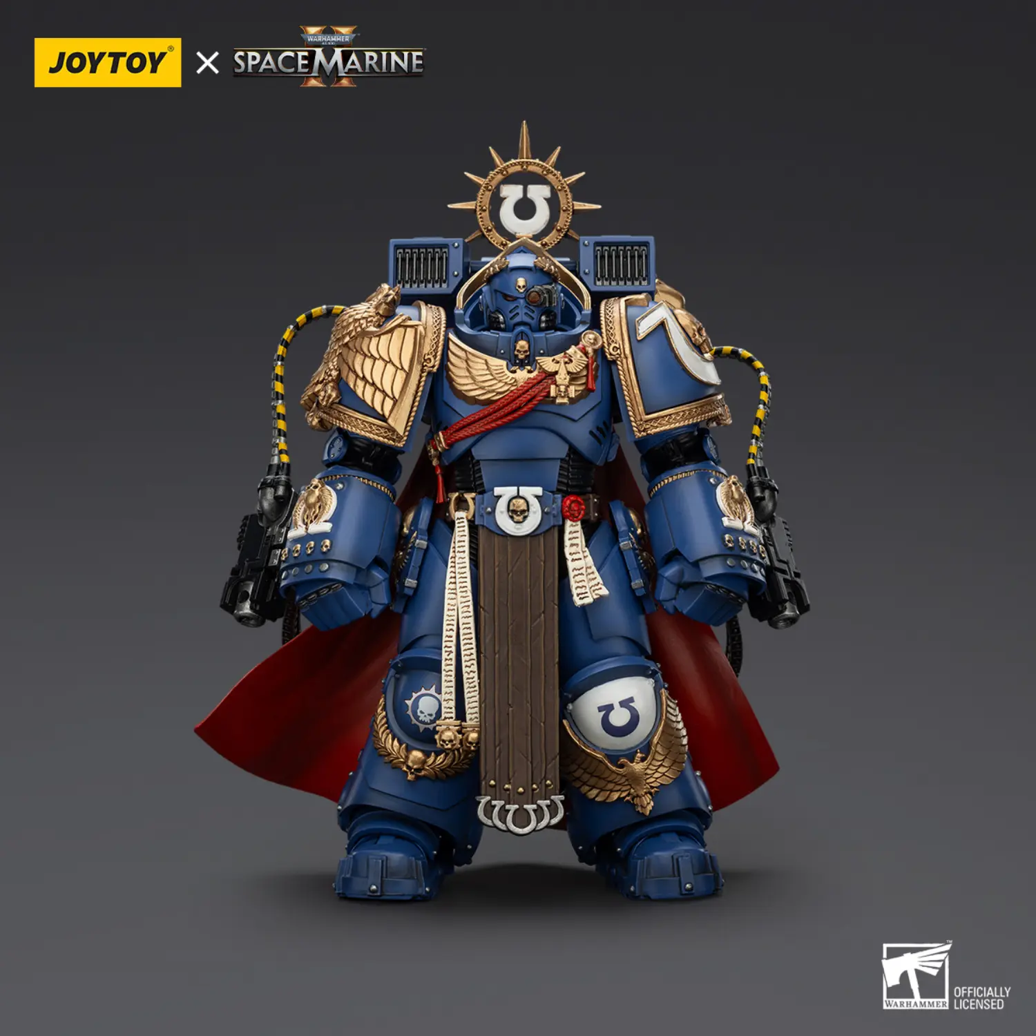 Action Figure - Ultramarines Marneus Calgar, Chapter Master with MkX Gravis Armour and Gauntlets of Ultramar 1 18 - JOYTOY Warhammer 40K Action Figure Ultramarines Marneus Calgar, Chapter Master With Mkx Gravis Armour And Gauntlets Of Ultramar 1 18 Joytoy Warhammer 40k