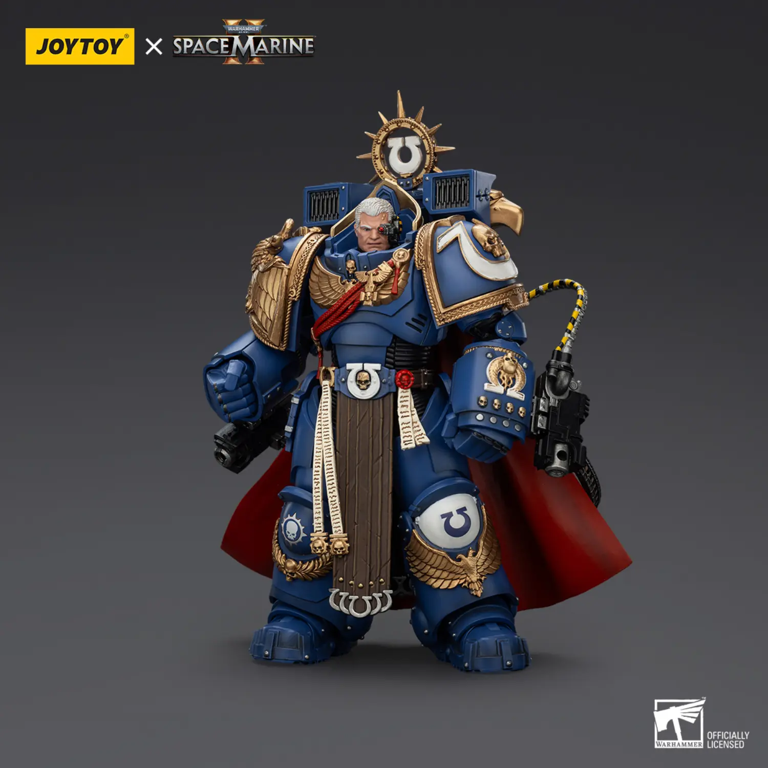 Action Figure - Ultramarines Marneus Calgar, Chapter Master with MkX Gravis Armour and Gauntlets of Ultramar 1 18 - JOYTOY Warhammer 40K 3 Action Figure Ultramarines Marneus Calgar, Chapter Master With Mkx Gravis Armour And Gauntlets Of Ultramar 1 18 Joytoy Warhammer 40k 3